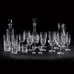 A Baccarat 'Nancy' pattern part table service, 20th century
