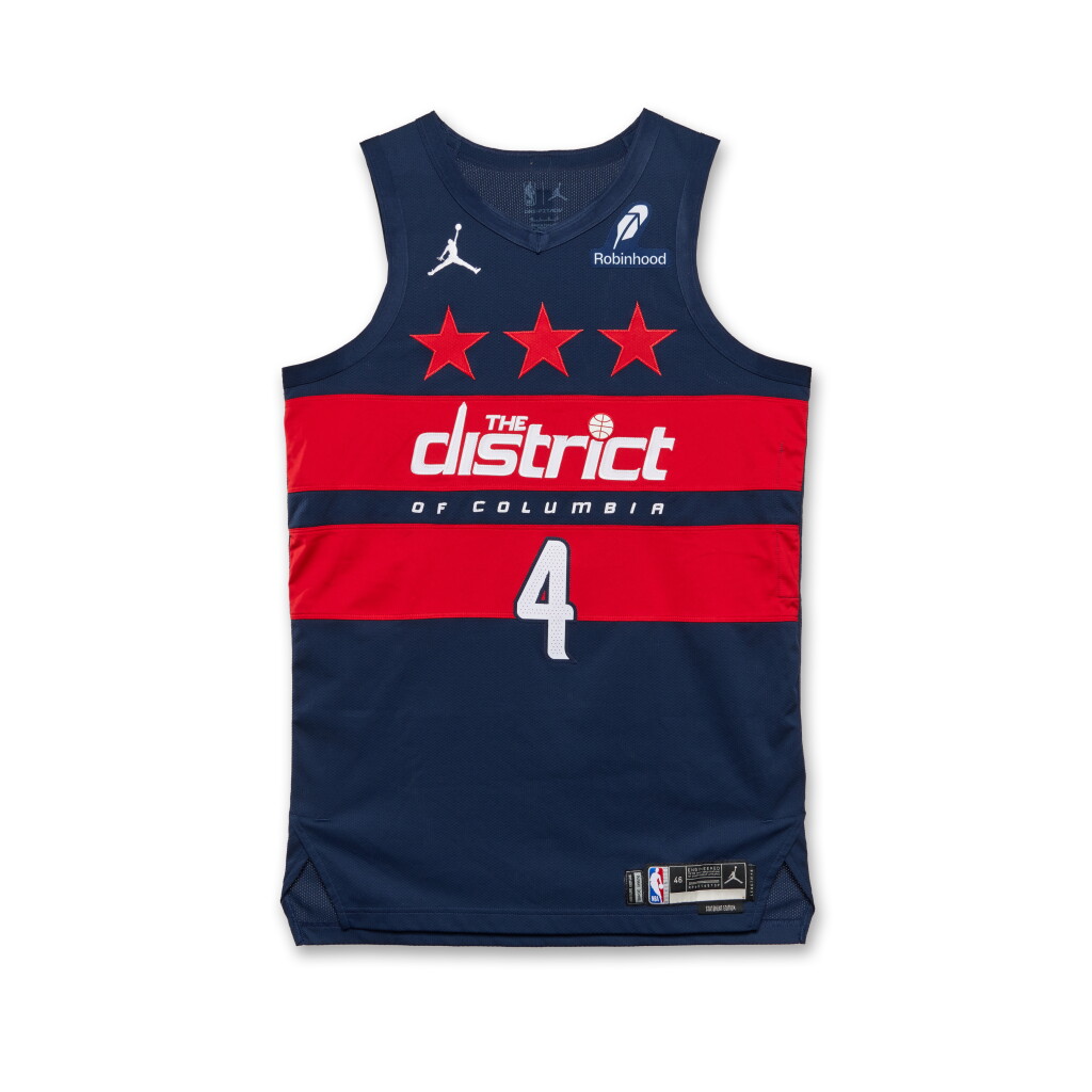 View full screen - View 1 of Lot 164. Jared Butler Washington Wizards 2024-2025 Emirates NBA Cup Game Issued Statement Edition Jersey.