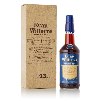 View full screen - View 1 of Lot 6382. Evan Williams 23 Year Old 107 Proof 1968 (1 BT75).