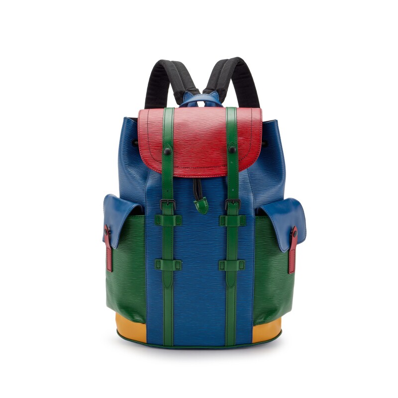 louis vuitton christopher backpack sale 2.5 in Shoulder strap drop LOUIS VUITTON Christopher Backpack Denim