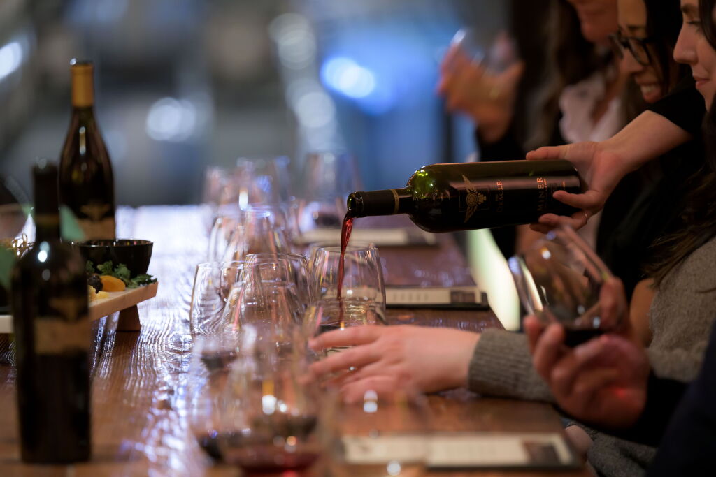 View full screen - View 1 of Lot 39. Miner Family Winery | Private Cave Tasting with Barrel Sample and Magnum Vertical.