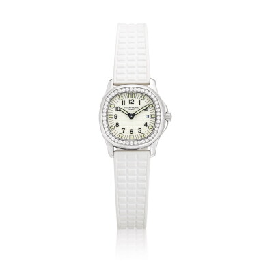 View full screen - View 1 of Lot 2083. Patek Philippe | Aquanaut "Luce Haute Joaillerie", Reference 4961, A stainless steel and diamond-set wristwatch with date, Made in 2004 | 百達翡麗 | Aquanaut 'Luce Haute Joaillerie' 型號4961 精鋼鑲鑽石腕錶,備日期顯示,2004年製.