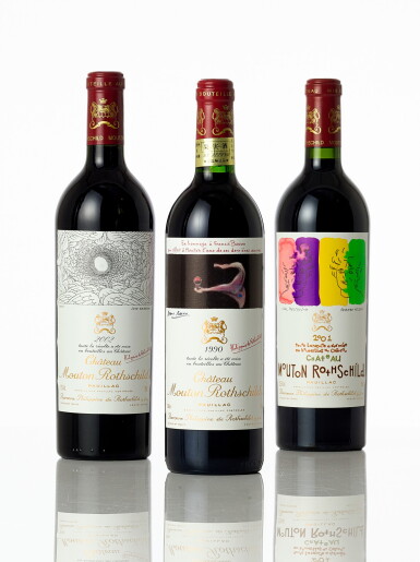View full screen - View 1 of Lot 4036. Château Mouton Rothschild 2002 (12 BT).