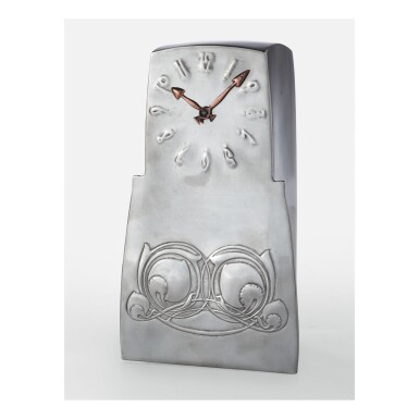 View full screen - View 1 of Lot 124. ARCHIBALD KNOX | "TUDRIC" CLOCK, MODEL NO. 0255.