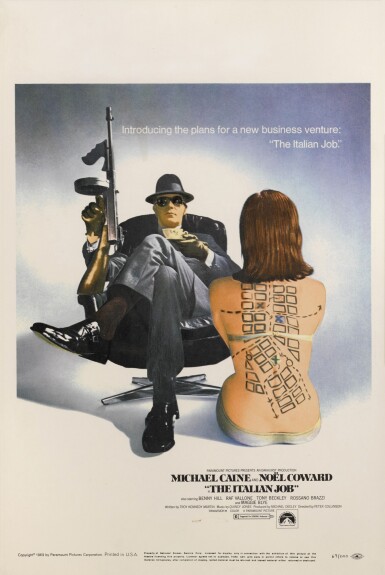 View full screen - View 1 of Lot 8. The Italian Job (1969), poster, US.