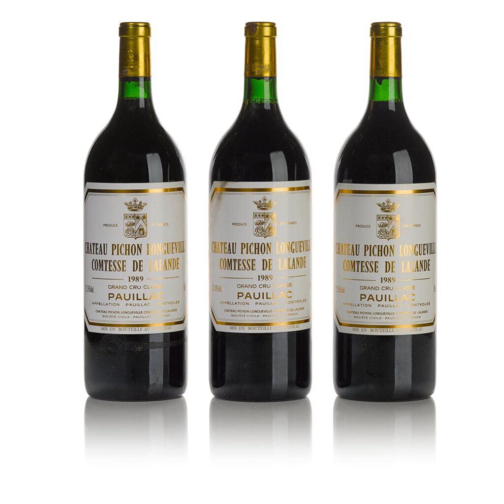 View full screen - View 1 of Lot 52. Château Pichon Longueville, Lalande 1989 (6 MAG).