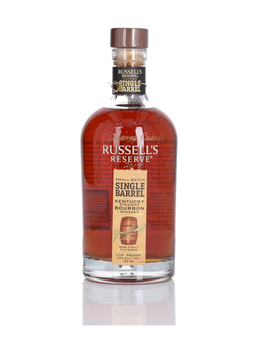 View full screen - View 1 of Lot 393. Russell's Reserve Single Barrel "Bourbon Affair" 110 Proof NV (1 Bottle 75cl).