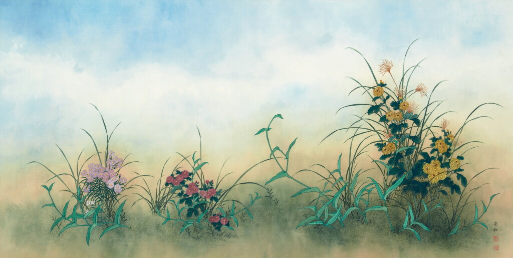 View full screen - View 1 of Lot 578. 安和 小園盛菊 | An Ho, Wild Bunch.