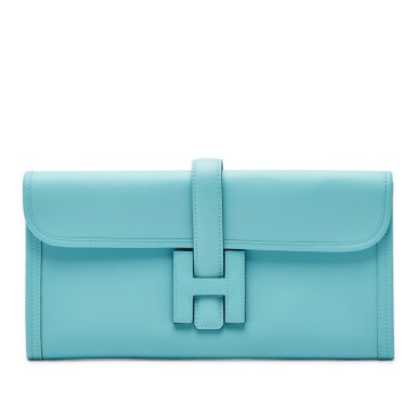 View full screen - View 1 of Lot 423. Bleu Atoll Jige Elan 29 in Swift Leather, 2015.