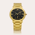 Millenary “Kasparov”, Reference 25914BA.O.1136BA.01 | A limited edition yellow gold dual time wristwatch with date, power reserve indication, bracelet and chess set, Circa 1999