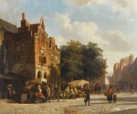 Market day in a Dutch town