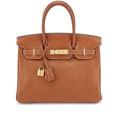 View full screen - View 1 of Lot 666. Fauve Barenia Faubourg Birkin 30 Gold Hardware, 2017.