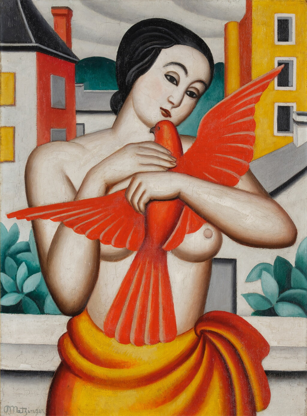 View full screen - View 1 of Lot 379. La Femme et l'oiseau.