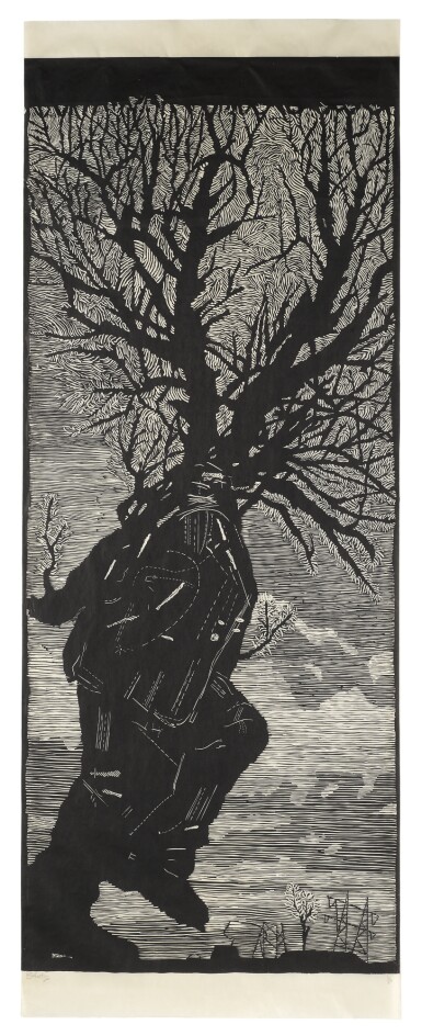 View full screen - View 1 of Lot 149. WILLIAM KENTRIDGE | WALKING MAN.