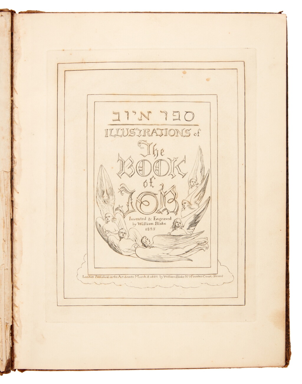 View full screen - View 1 of Lot 119. William Blake | Illustrations of the Book of Job, 1825.