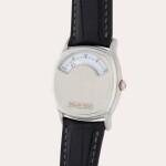 Répétition Minute John Schaeffer, Reference 25797PT | A limited edition platinum minute repeating wristwatch with satellite hour display | Circa 1995