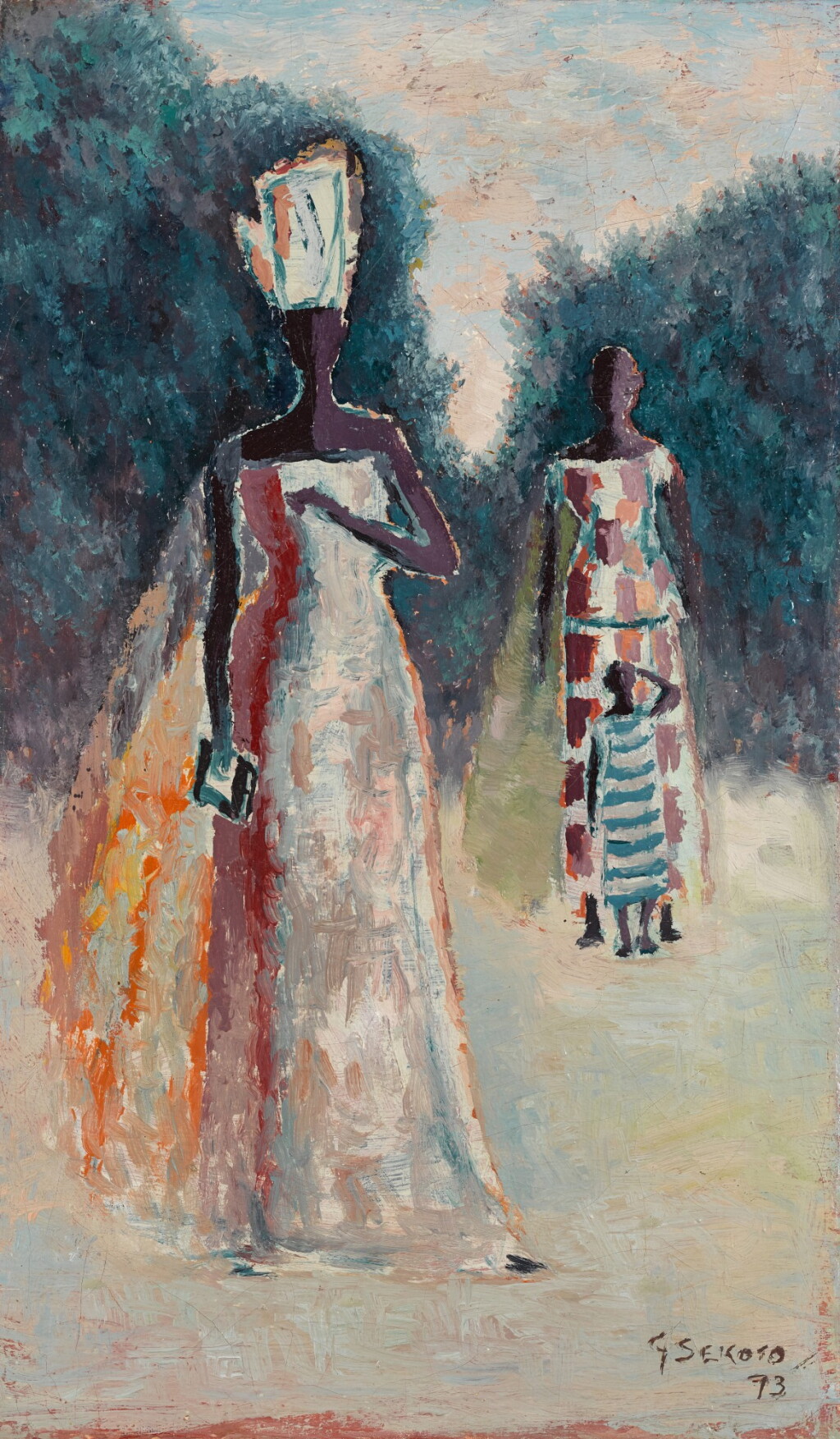 View full screen - View 1 of Lot 80. GERARD SEKOTO | SENEGALESE WOMEN.