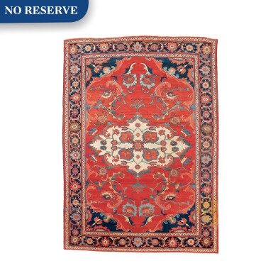 View full screen - View 1 of Lot 308. A MAHAL CARPET, CENTRAL PERSIA , EARLY 20TH CENTURY.