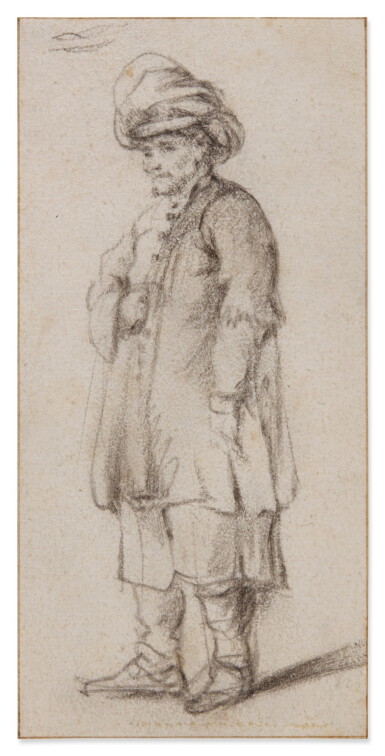 View full screen - View 1 of Lot 176. Standing figure of a man in a turban.