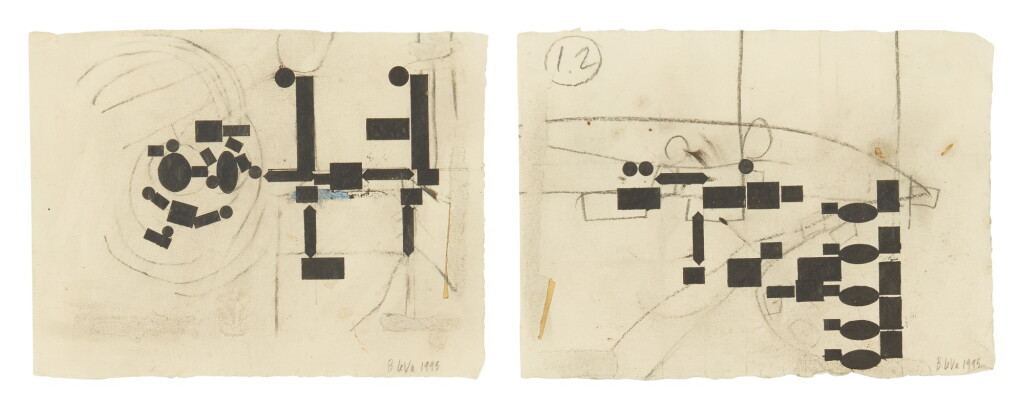 View full screen - View 1 of Lot 508. BARRY LE VA | STUDIES FOR SCULPTURAL SERIES: IDENTIFIED, CLASSIFIED, CATALOGUED .