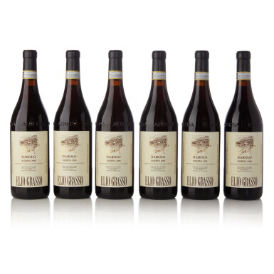 View full screen - View 1 of Lot 722. Barolo 2008 and 2009 from Elio Grasso and Vietti (12 BT).