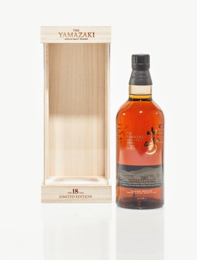 View full screen - View 1 of Lot 43. The Yamazaki 18 Year Old Limited Edition 43.0 abv NV (1 BT70cl).