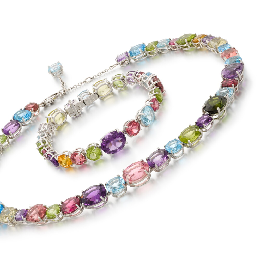 View full screen - View 1 of Lot 58. Gem-set Demi Parure, 'Maxi Chaos'.