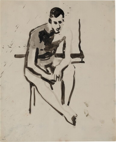 View full screen - View 1 of Lot 112. Untitled (Male Nude).