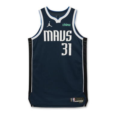 View full screen - View 1 of Lot 115. Klay Thompson Dallas Mavericks 2024-2025 Emirates NBA Cup Game Worn Statement Edition Jersey | Matched to 4 Games .