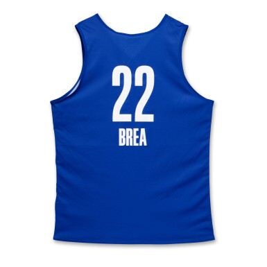 View full screen - View 1 of Lot 234. Koby Brea 2025 NBA Draft Combine Issued Jersey | Probable Wear.