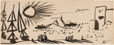 View full screen - View 1 of Lot 20. PABLO PICASSO | JOUTE NAUTIQUE À CANNES.