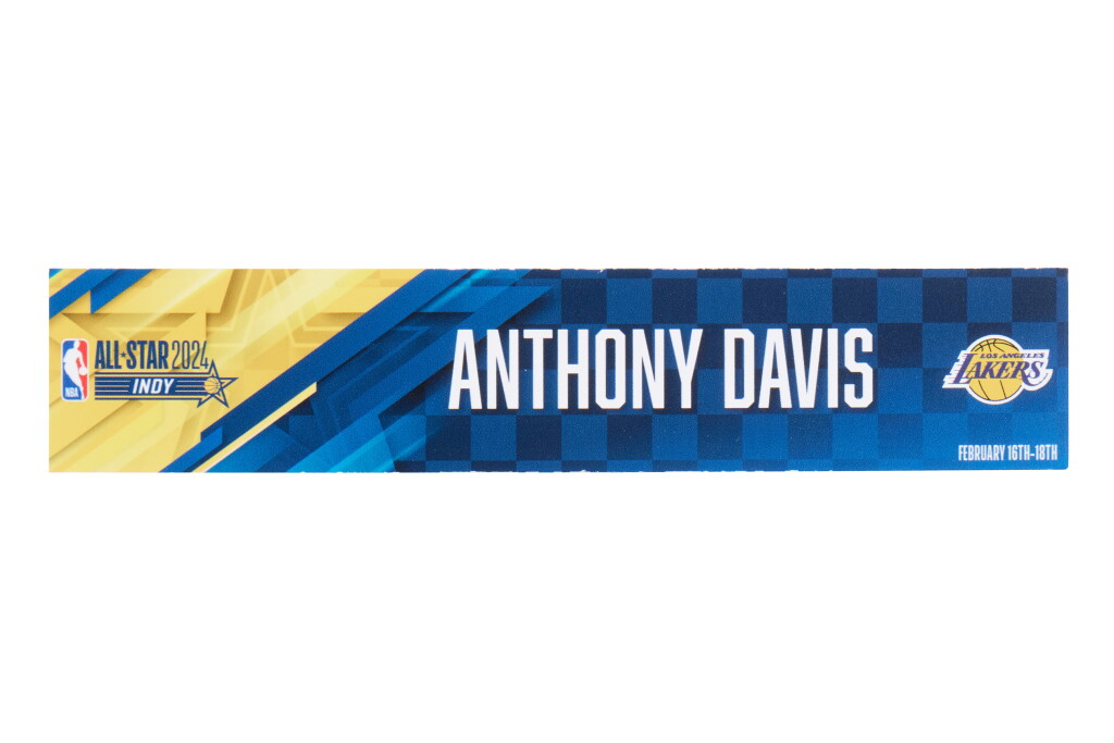 View full screen - View 1 of Lot 91. Anthony Davis ‘NBA All-Star Game’ Locker Room Nameplate .