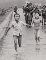 Untitled (South Vietnam, children run along Highway 1)