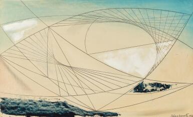 View full screen - View 1 of Lot 176. DAME BARBARA HEPWORTH | SHELL FORM (MONASTRAL BLUE).