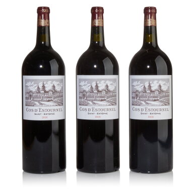 View full screen - View 1 of Lot 207. Château Cos d'Estournel 2018 (6 MAG).