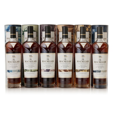 View full screen - View 1 of Lot 9382. The Macallan James Bond 60th Anniversary Collection 43.7 abv NV (6 BT70).