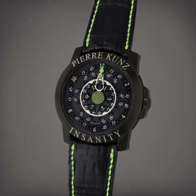 View full screen - View 1 of Lot 66. Reference G 019 Sport Infinity Looping Insanity | A limited edition PVD-coated stainless steel automatic wristwatch, Circa 2010.