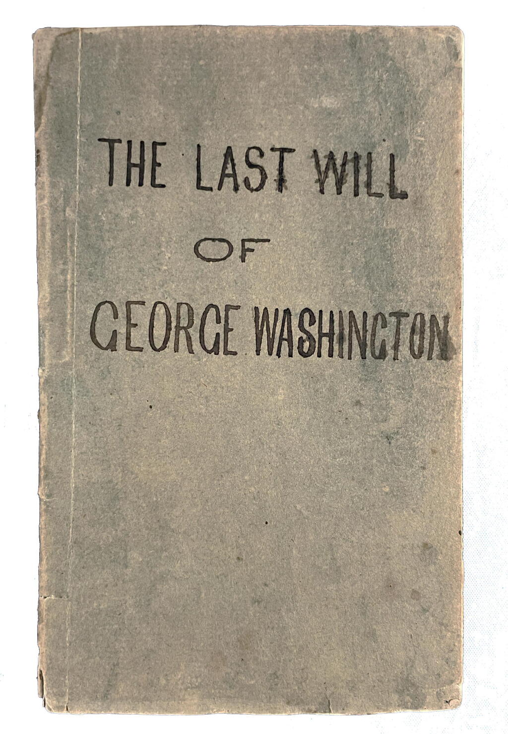 View full screen - View 1 of Lot 1029. Washington, George | The exceedingly rare first edition of Washington's will.
