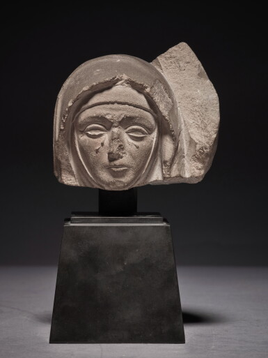 View full screen - View 1 of Lot 422. Head of the Virgin.