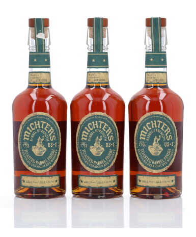 View full screen - View 1 of Lot 437. Michter's Toasted Barrel Rye 110 Proof NV (3 Bottles 75cl).