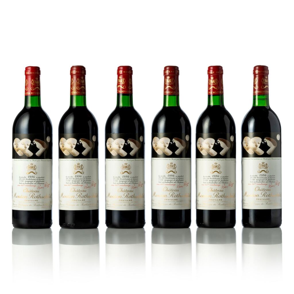 View full screen - View 1 of Lot 18. Château Mouton Rothschild 1986 (12 BT).