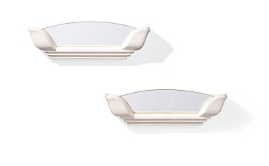 View full screen - View 1 of Lot 53. Pair of wall-lights, circa 1970-1980.