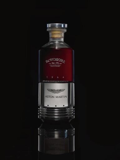 View full screen - View 1 of Lot 1. Black Bowmore Aston Martin DB5 Whisky 49.6 abv 1964 (1 BT75).