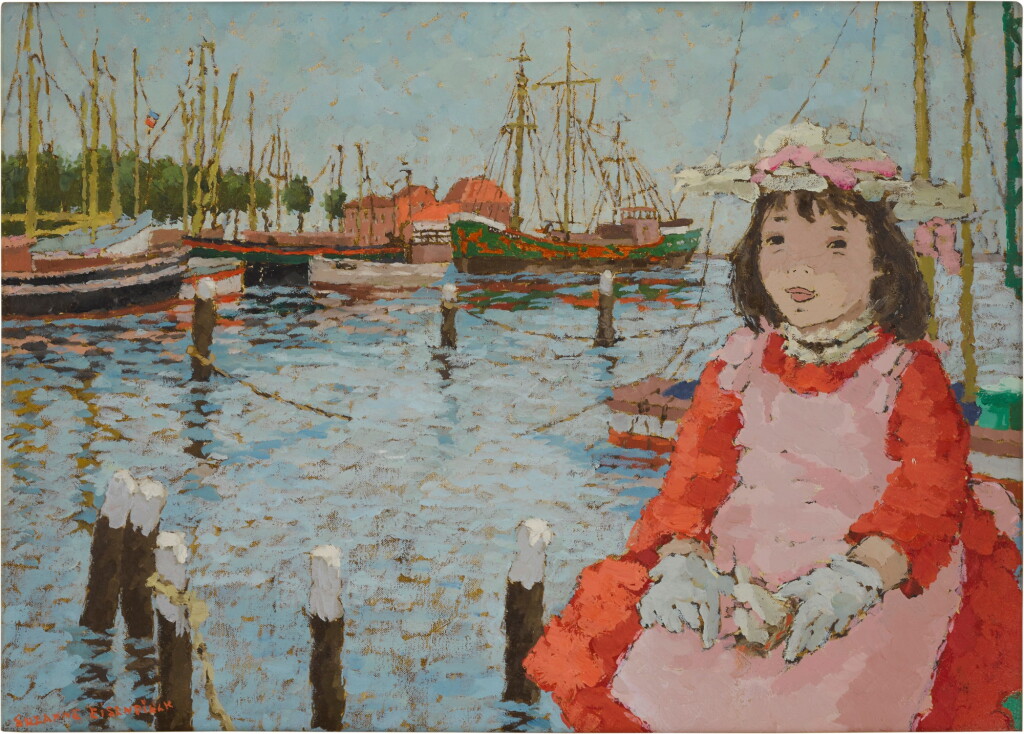 View full screen - View 1 of Lot 66. Fillette au port.