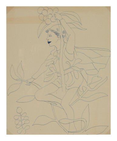 View full screen - View 1 of Lot 139. ANDY WARHOL | ELF WITH BEAN STALK.
