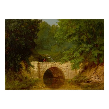 View full screen - View 1 of Lot 36. WILLIAM MASON BROWN | THE BRIDGE.