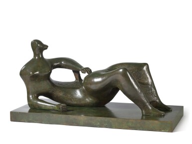 View full screen - View 1 of Lot 21. Henry Moore 亨利・摩爾 | Working Model for Reclining Figure: Prop 側臥人物模型:支撐.