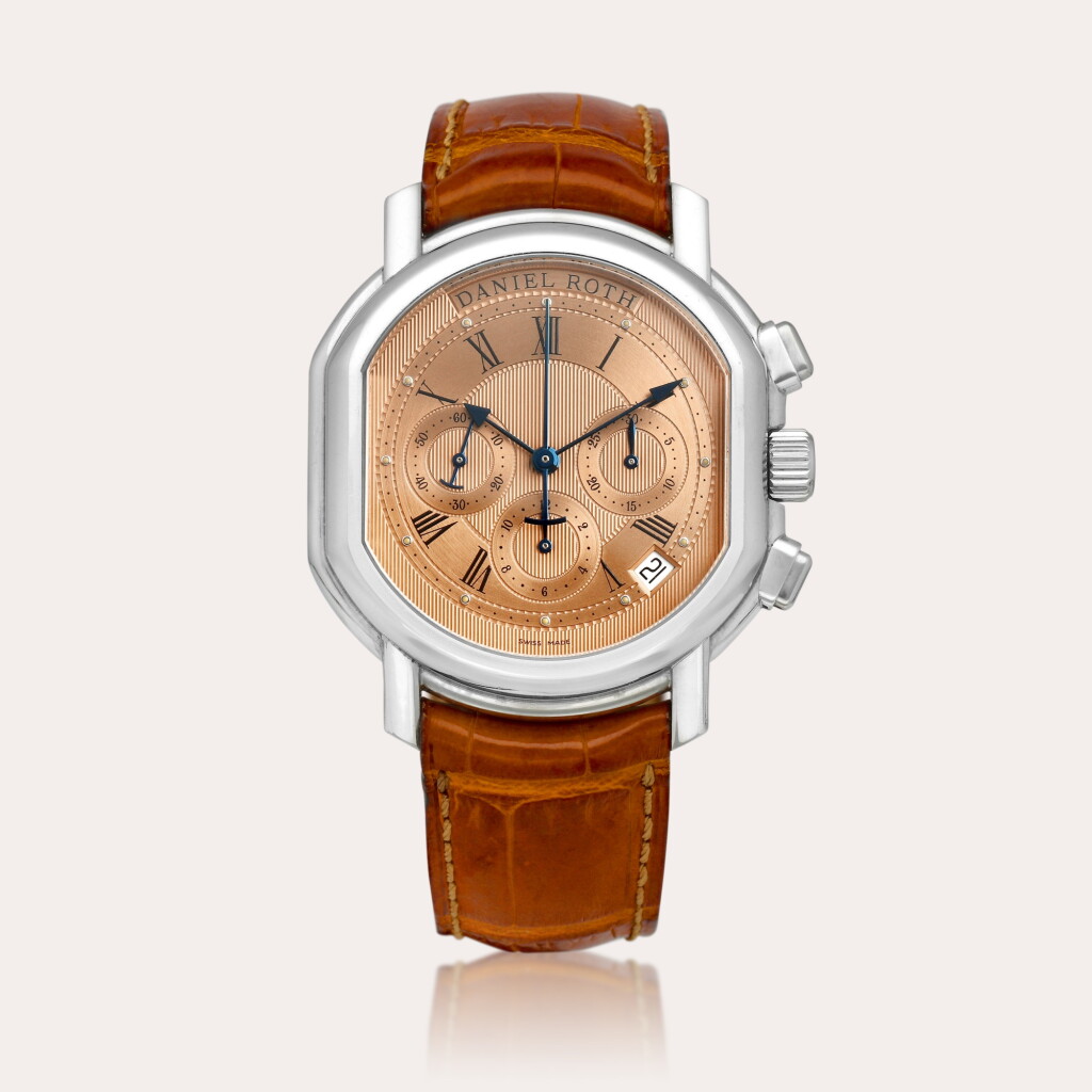 View full screen - View 1 of Lot 112. Masters Chronograph, Reference S247 | A stainless steel chronograph wristwatch with date | Circa 1995.