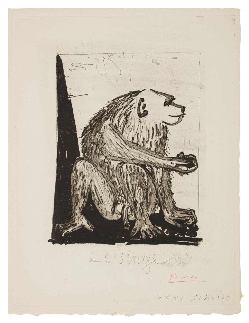 View full screen - View 1 of Lot 132. Le Singe (Bloch 339; Baer 586).