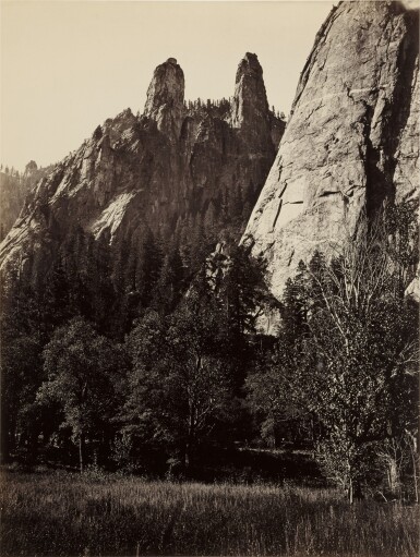 View full screen - View 1 of Lot 139. Cathedral Spires, Yosemite Valley.